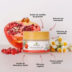 La crema nutritiva para la cara de Dehesia, formulada con ingredientes naturales que aporta hidratación y nutrición.