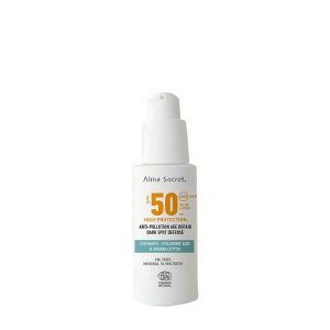 Protector solar facial Alma Secret SPF 50 con ceramidas 50 ml