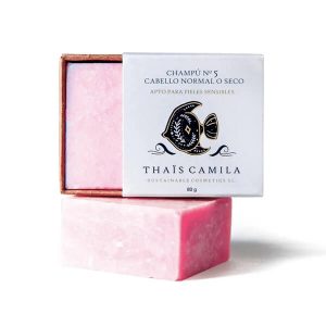 Champú sólido cabello seco, dañado o rizado. Aporta hidratación profunda y duradera. No contiene sulfatos, ni siliconas.