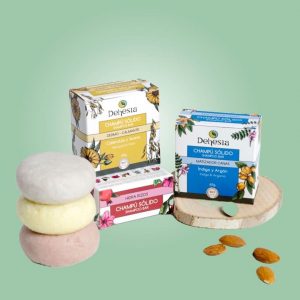 Champú natural para cabello, sin químicos.