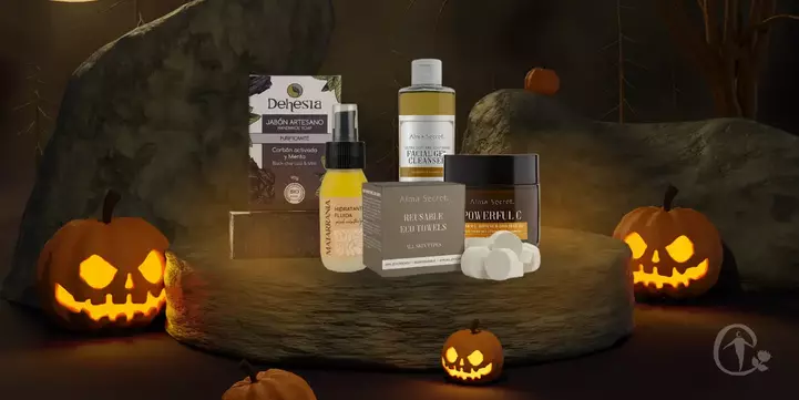 Ritual de limpieza facial natural con productos ecológicos