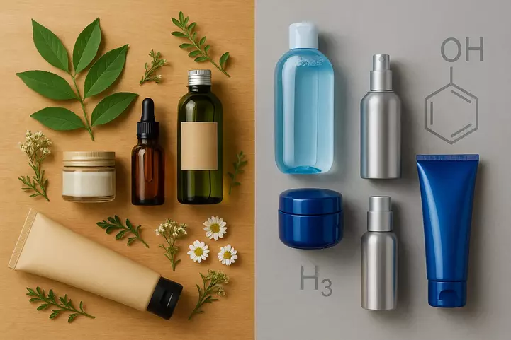 Ingredientes naturales vs ingredientes químicos