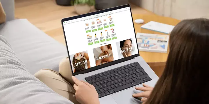 Compra online de cosmética natural a través de una tienda especializada