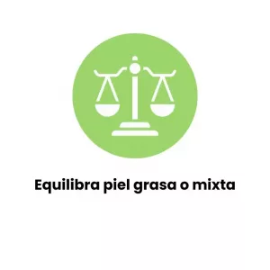 tónico facial equilibra la piel grasa o mixta